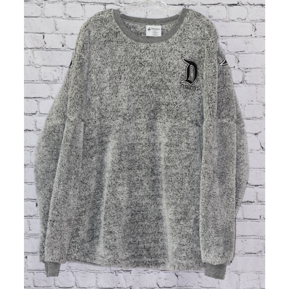 Disney Resort | Sweaters | Disneyland Parks Sherpa Fuzzy Spirit Gray Jersey XXL - Picture 6 of 7